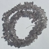 16-inch Strand of Dyed Black Diamond Glass Chips